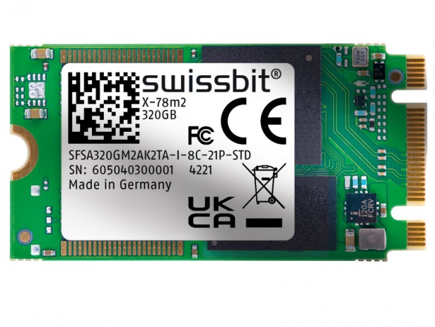 書込耐性80DWPDの産業向けSATA3.0 M.2 SSD、Swissbit「X-78m2」シリーズ