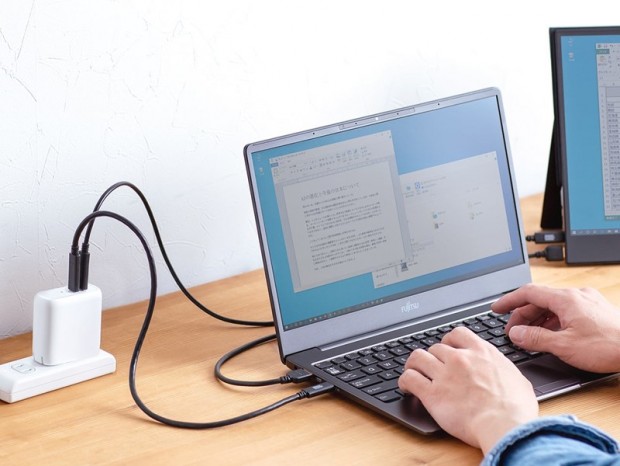 最大68W出力、2台同時PD給電できる窒化ガリウム採用Type-C充電器がサンワから