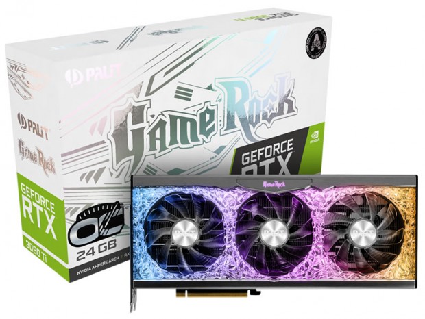 ブーストクロック1,890MHz版も用意する PalitのGeForce RTX 3090 Tiグラフィックスカード