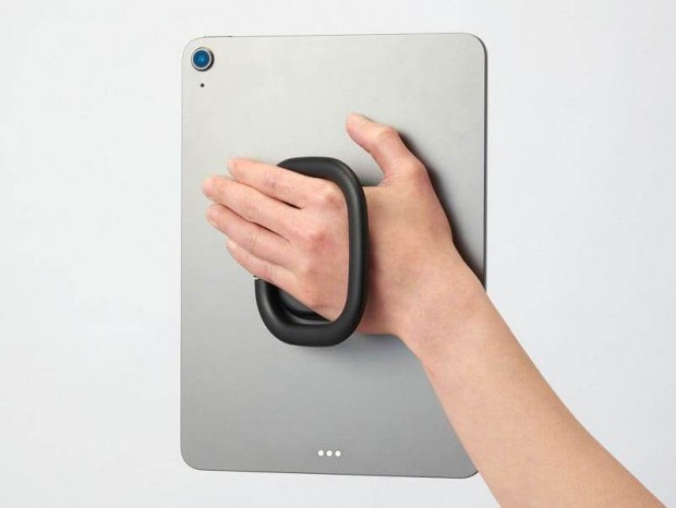 スタンドとしても使える汎用タブレットリングがエレコムから