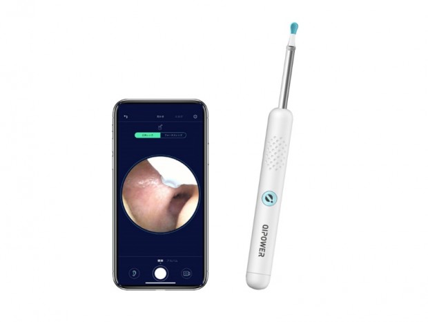 3軸ジャイロとカメラ機能を備えた「スマート耳かき」発売