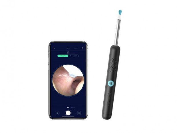 3軸ジャイロとカメラ機能を備えた「スマート耳かき」発売