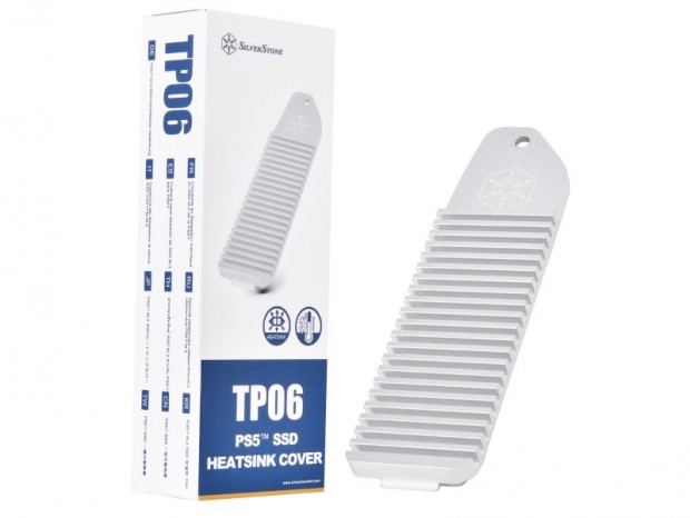 PS5のスロットカバーにもなるM.2 SSDヒートシンク、SilverStone「TP06」