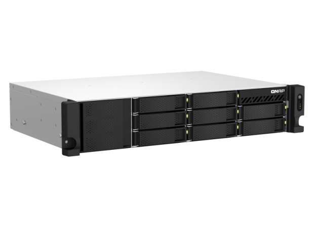 奥行き300mmを切るコンパクトなラックマウントNAS、QNAP「TS-873AeU」シリーズ