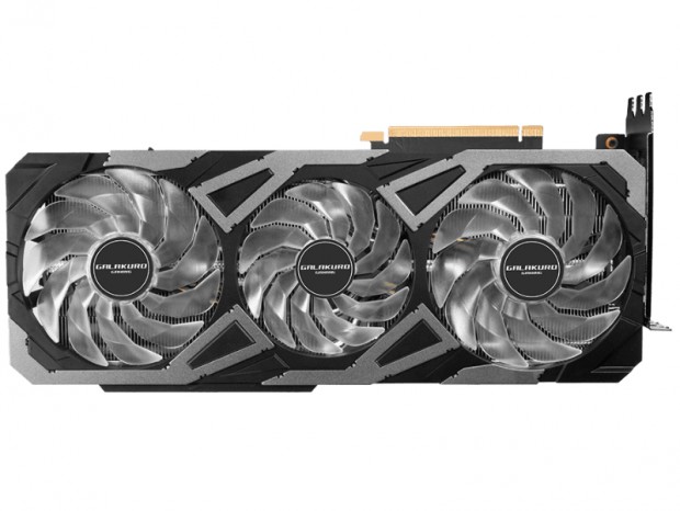 大型3連ファンクーラーを搭載するGeForce RTX 3090 TiがGALAKURO GAMINGから