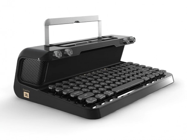 JBL製スピーカーを搭載したタイプライター風Bluetoothキーボード「KnewKey DJ88」