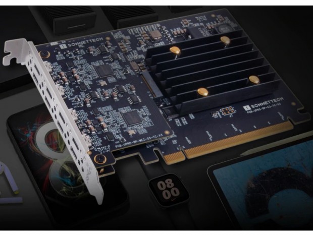USB3.2 Gen.2 Type-Cを8ポート増設できる拡張カードがSonnetから