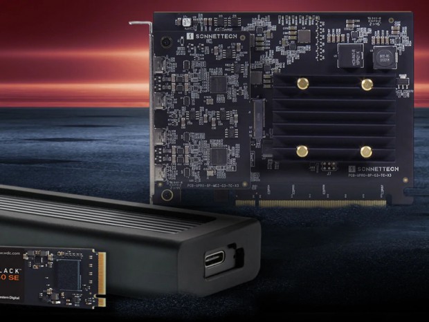 USB3.2 Gen.2 Type-Cを8ポート増設できる拡張カードがSonnetから