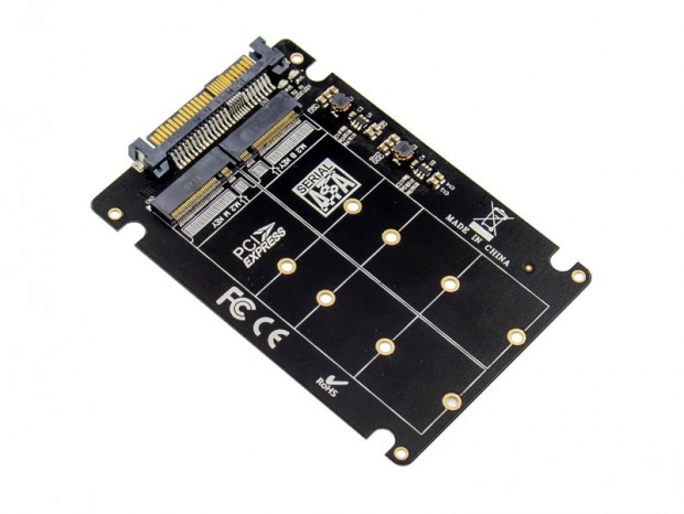 Sintech、NVMe/SATA M.2 SSDをU.2に変換するアダプタ「PA-M2BM-U2」