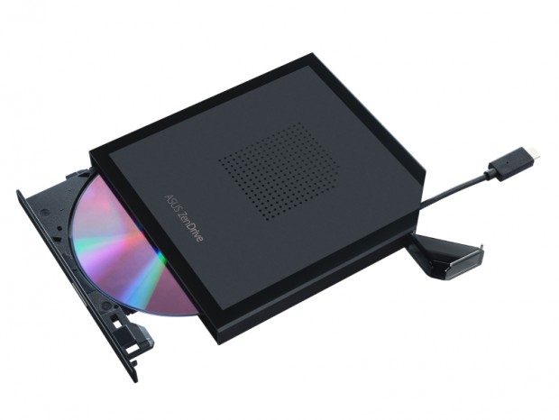 M-DISC対応のポータブルDVDドライブ、ASUS「ZenDrive V1M」