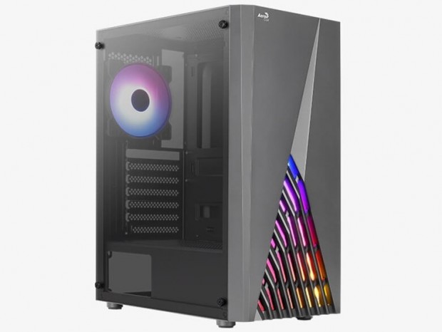Aerocool、フロントRGBがチャームポイントのコンパクトミドルタワー「Delta」シリーズ