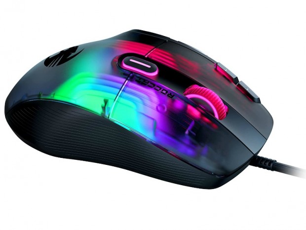 3D RGBライティング機能を搭載したゲーミングマウス、ROCCAT「Kone XP」