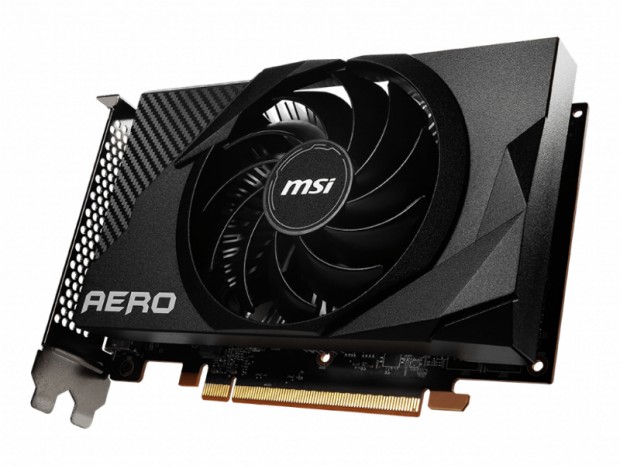 MSI、カード長172mmの「RADEON RX 6400 AERO ITX 4G」発売