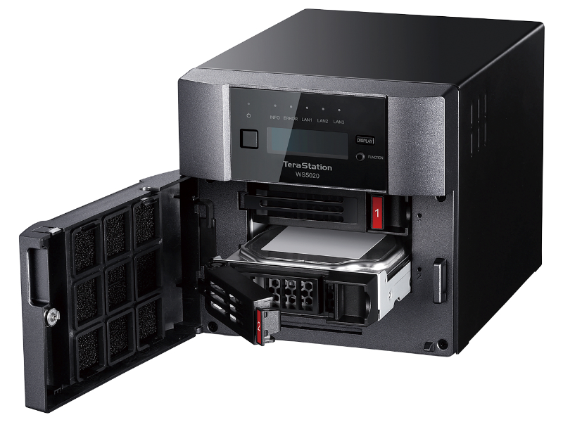 最適な材料 2ベイデスクトップ型NAS 8TB 4TBx2台 Windows Server IoT