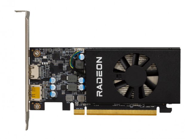 ロープロファイル対応のRadeon RX 6400グラフィックスカードが玄人志向