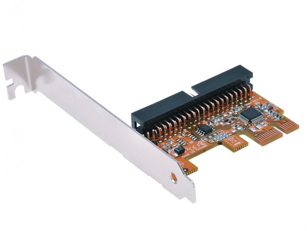 センチュリー「ポートを増やしタイ」新製品は、内部IDEポートが増やせるPCIe（x1）カード