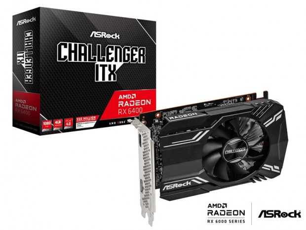 ASRock、全長を162mmに抑えたRadeon RX 6400搭載のエントリー向けグラフィックス