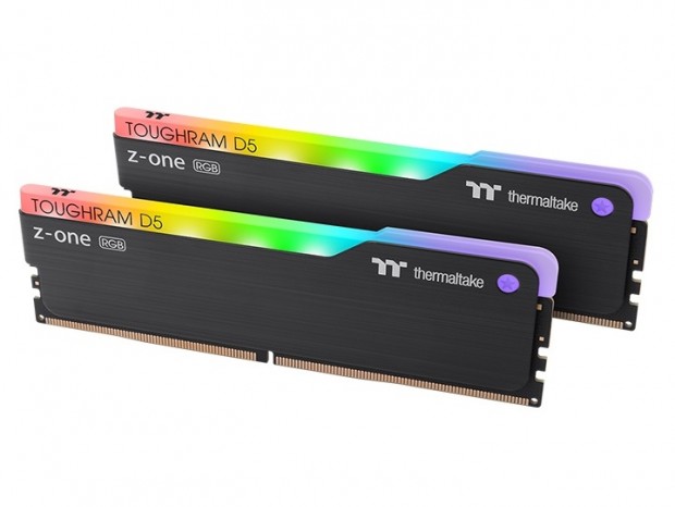ARGB LEDヒートシンク搭載のDDR5メモリ、Thermaltake「TOUGHRAM Z-ONE RGB D5 DDR5」