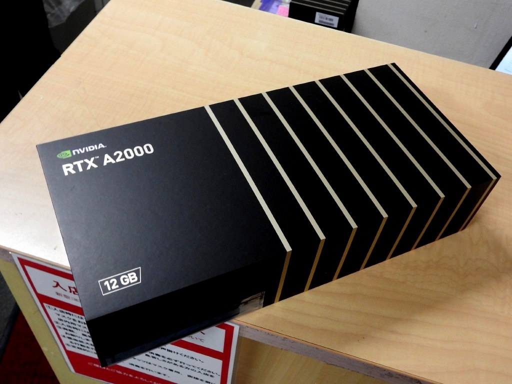 実は売れているロープロ対応プロ向けVGA「NVIDIA RTX A2000」のGDDR6