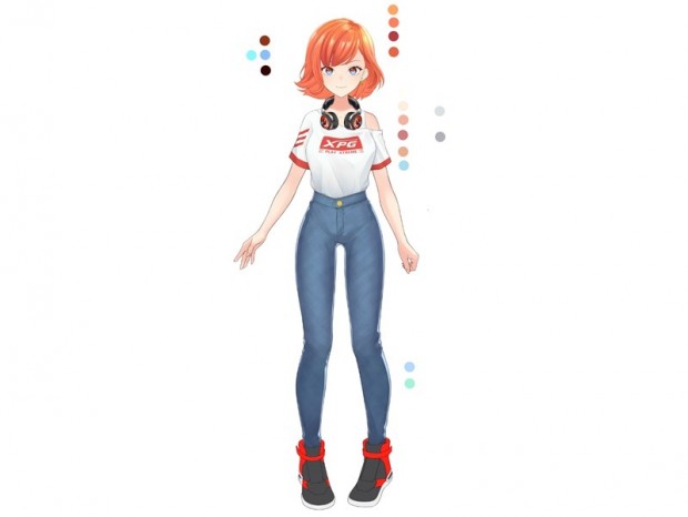 ADATA、ゲーミングブランドXPGより公式Vtuber「桜良めいら」がデビュー