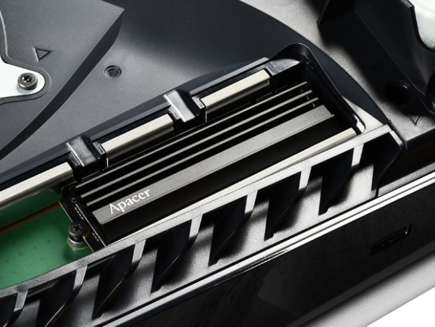 Apacer、PS5対応の専用ヒートシンクを装備したNVMe M.2 SSD「AS2280Q4U」シリーズ