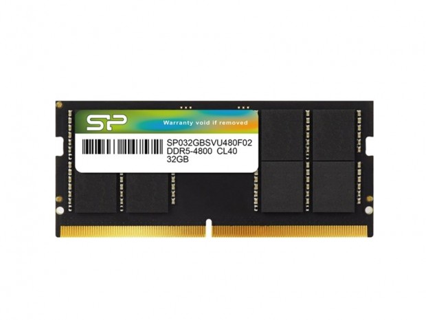 Silicon Power、4,800MHz動作のノートPC向けDDR5メモリ「DDR5 SODIMM」