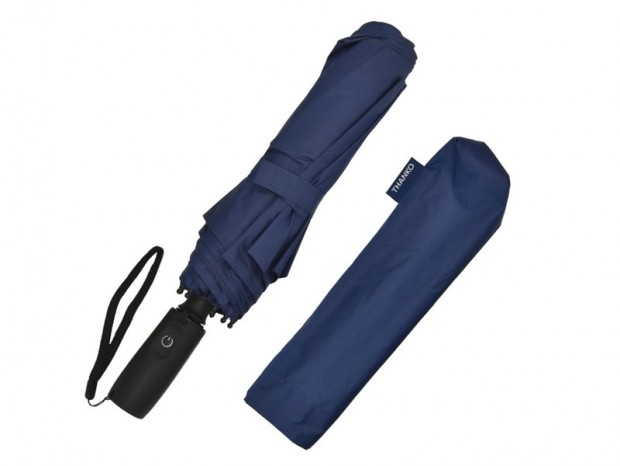 サンコー、充電式の扇風機が付いた折りたたみ傘「折りたたみファンブレラ」発売