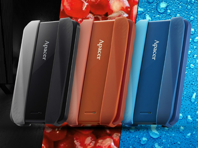 最大容量5TBのUSB3.2 Gen.1ポータブルHDD、Apacer「AC533