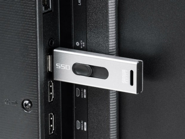 PS4/PS5にも対応するスティック型SSDがサンワダイレクトから