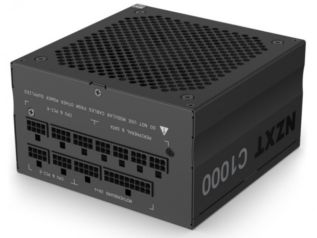セミファンレスの切り替えができるGOLD電源、NZXT「C」シリーズに1,000Wモデル追加