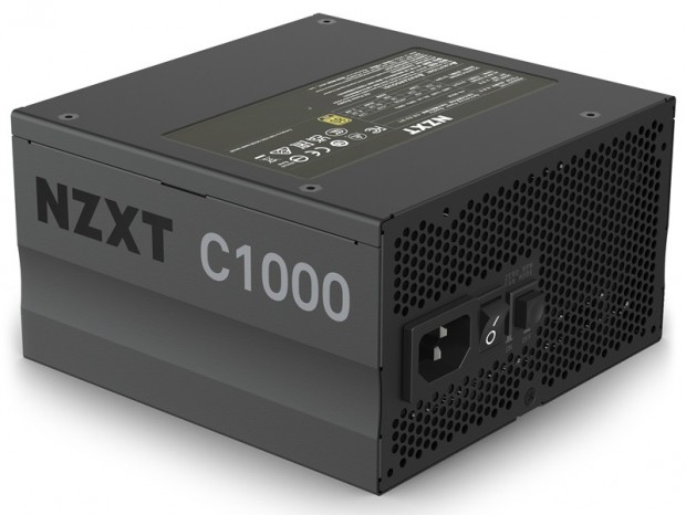 セミファンレスの切り替えができるGOLD電源、NZXT「C」シリーズに1,000Wモデル追加