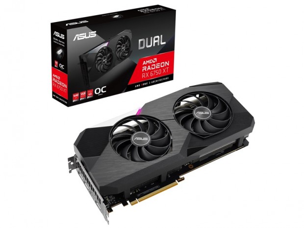 ASUS、Axial-techファンデュアル搭載の最新グラフィックス「DUAL-RX6750XT-O12G」など2製品