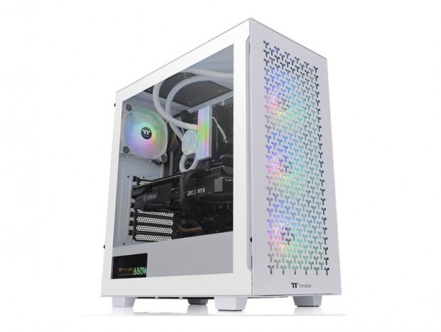 Thermaltake、Ttデザインの通気孔を備えたミドルタワーPCケース「V350 TG ARGB Air」
