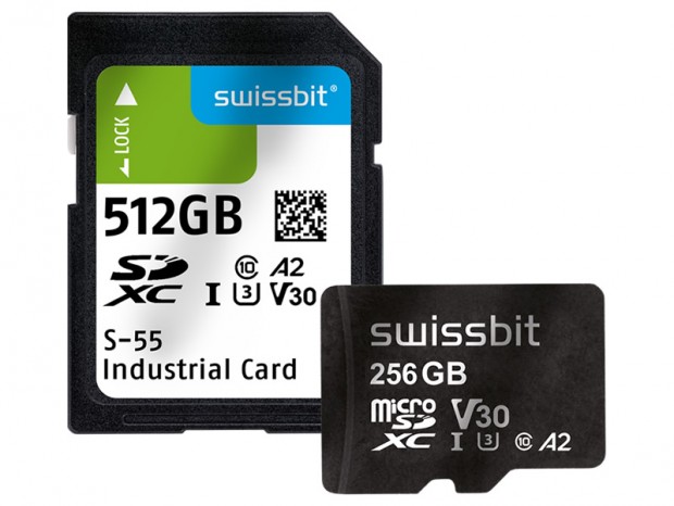 Swissbit、産業グレードSDカードにMicron 3D NAND搭載「S-55/S-58」シリーズを追加