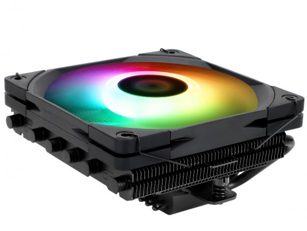 120mm ARGBファン搭載のロープロCPUクーラー、Thermalright「AXP120-X67 ARGB」