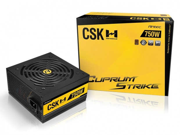 Antec、奥行きを140mmに抑えたセミモジュラーBRONZE認証電源「CSK750H」など3製品