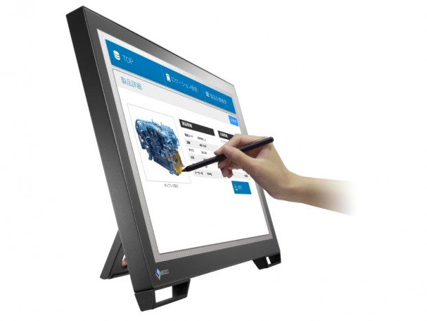 ペン入力にも対応する10点マルチタッチ23型液晶、EIZO「DuraVision FDF2382WT-A」