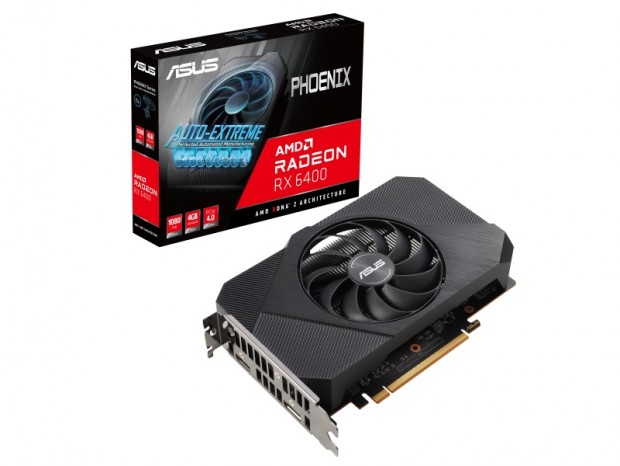 ASUS、Axial-techファンクーラー採用のRadeon RX 6400計2モデル発売