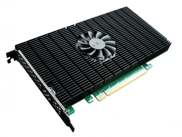OS起動に対応する4ポートNVMe M.2 SSD RAID拡張カード、HighPoint