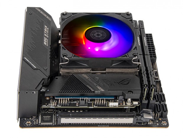 全高48mmのトップフロー型CPUクーラー、SilverStone「Hydrogon H90 ARGB」