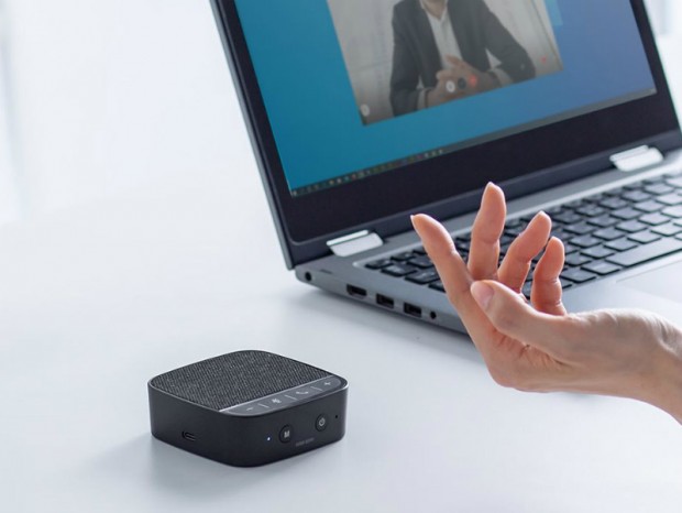 持ち運びに便利なワイヤレススピーカーフォンがサンワダイレクトから