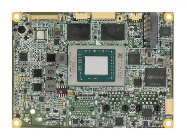 Ryzen V2000搭載のPico-ITXマザーボード、AAEON「PICO-V2K4」