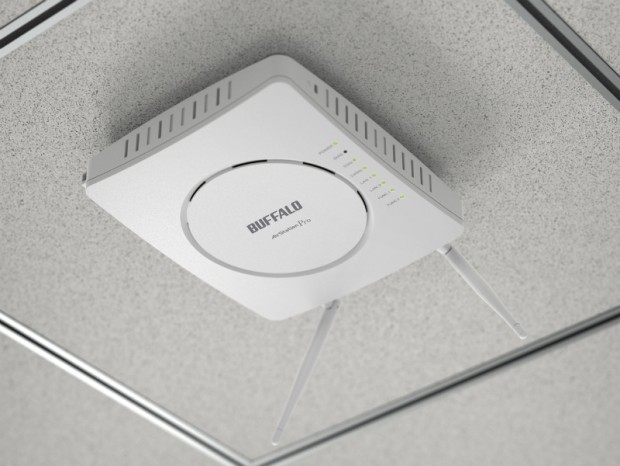 PoE受電対応の法人向けWi-Fi 6アクセスポイント、バッファロー