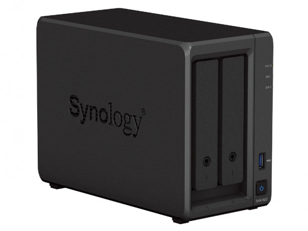 ディープラーニング分析機能を搭載した2ベイビデオ監視システム、Synology「DVA1622」