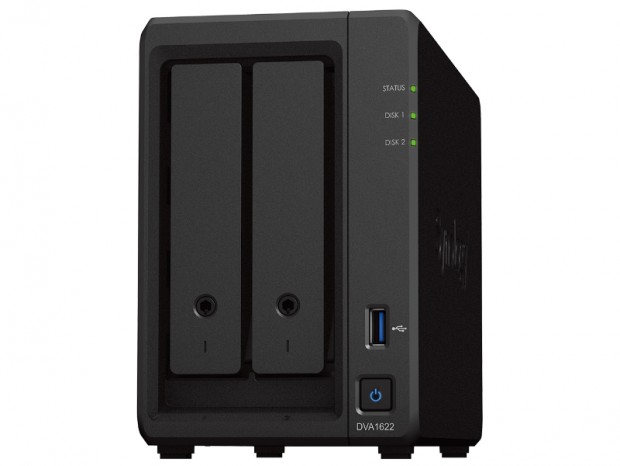 ディープラーニング分析機能を搭載した2ベイビデオ監視システム、Synology「DVA1622」