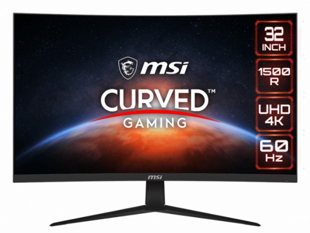 4K HDR対応の31.5型曲面ゲーミング液晶、MSI「G321CUV」