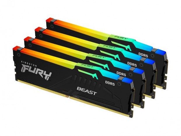 Kingston、特許取得済みライティング搭載のDDR5メモリ「FURY Beast DDR5 RGB」発売