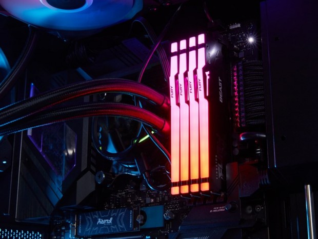 Kingston、特許取得済みライティング搭載のDDR5メモリ「FURY Beast DDR5 RGB」発売