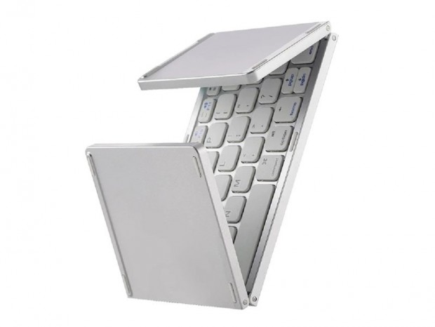 Gloture、高感度タッチパッド付き折りたたみキーボード「GeeK-pad」にホワイトモデル