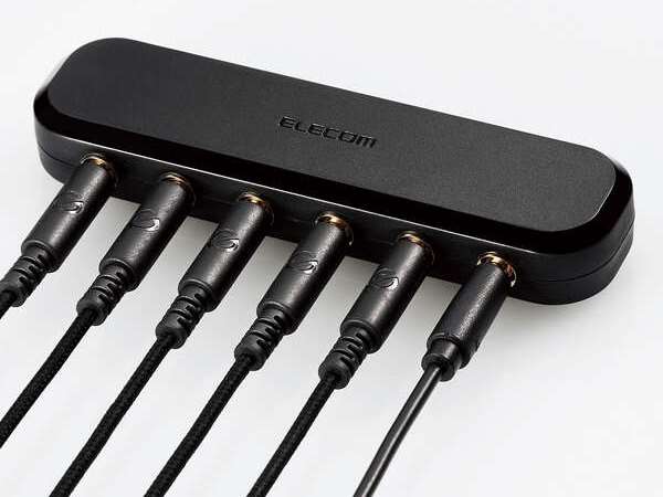 ボイスチャットミキサーとしても使えるオーディオ分配アダプタがエレコムから